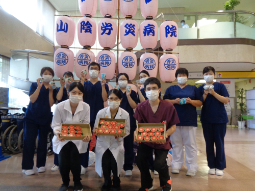 株式会社「宗家 源吉兆庵」様より、生菓子(ゼリー)のご寄附をいただきました