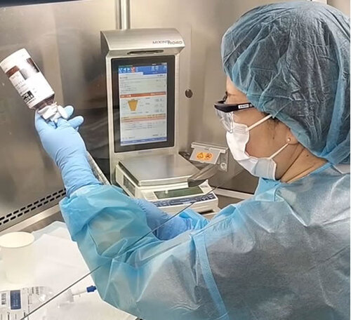 抗がん剤ミキシング2